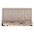 thumbnail image 1 of Atlin Designs Fabric Upholstered King Panel Headboard in Cream, 1 of 2