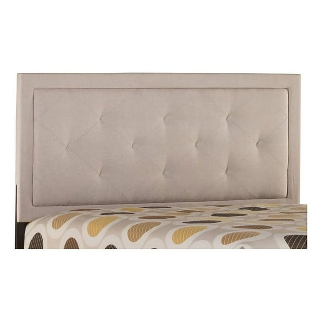 Atlin Designs Fabric Upholstered King Panel Headboard in Cream