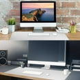thumbnail image 3 of Cmhoo Gaming Mouse Pad with Stitched Edges,[27.5X11.8IN] Non-Slip Rubber Base,Waterproof Computer Desk Mat for PC,Mac, Laptop-Thick Durable Surface for Office,Home,Work-70x30 GreyW, 3 of 4