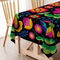 thumbnail image 5 of Mexican Tablecloth Mexico Cinco De Mayo Party Decorations Fiesta Supply Home Dining Room Kitchen Table Cover-60×84 inch, 5 of 5