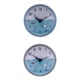 thumbnail image 1 of Reloj impermeable para baño Reloj de Cocina azul+negro Magideal Reloj impermeable para baño, 1 of 7
