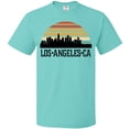 thumbnail image 3 of Inktastic Los Angeles California Skyline Retro T-Shirt, 3 of 5
