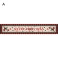 thumbnail image 2 of Bobasndm Christmas Table Runner with Black Red Plaid Border and Christmas Trees Pattern,Thick and Durable Christmas Table Runner for Christmas Dining Table Decorations, 72 x 12.9 Inches, 2 of 9