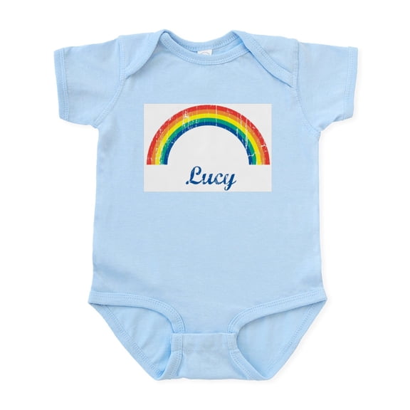 CafePress - Lucy Vintage Rainbow Infant Bodysuit - Baby Light Bodysuit, Size Newborn - 24 Months