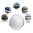 thumbnail image 5 of Heavy-Duty Waterproof Car and RV Tire Cover with Windproof Zipper and Drawstring, Durable Weather-Resistant Large Spare Wheel Cover for Outdoor Storage, Pack of 1, 5 of 5