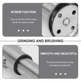 thumbnail image 4 of Set of 2 Partition Bracket Stainless Steel Silver Accessories Toilet Bracing Foot, 4 of 6