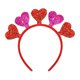 thumbnail image 1 of Diadema con purpurina roja y rosa en forma de corazón, accesorios brillantes y bonitos para el cabello, para cumpleaños, bodas, fiestas y disfraces., 1 of 8