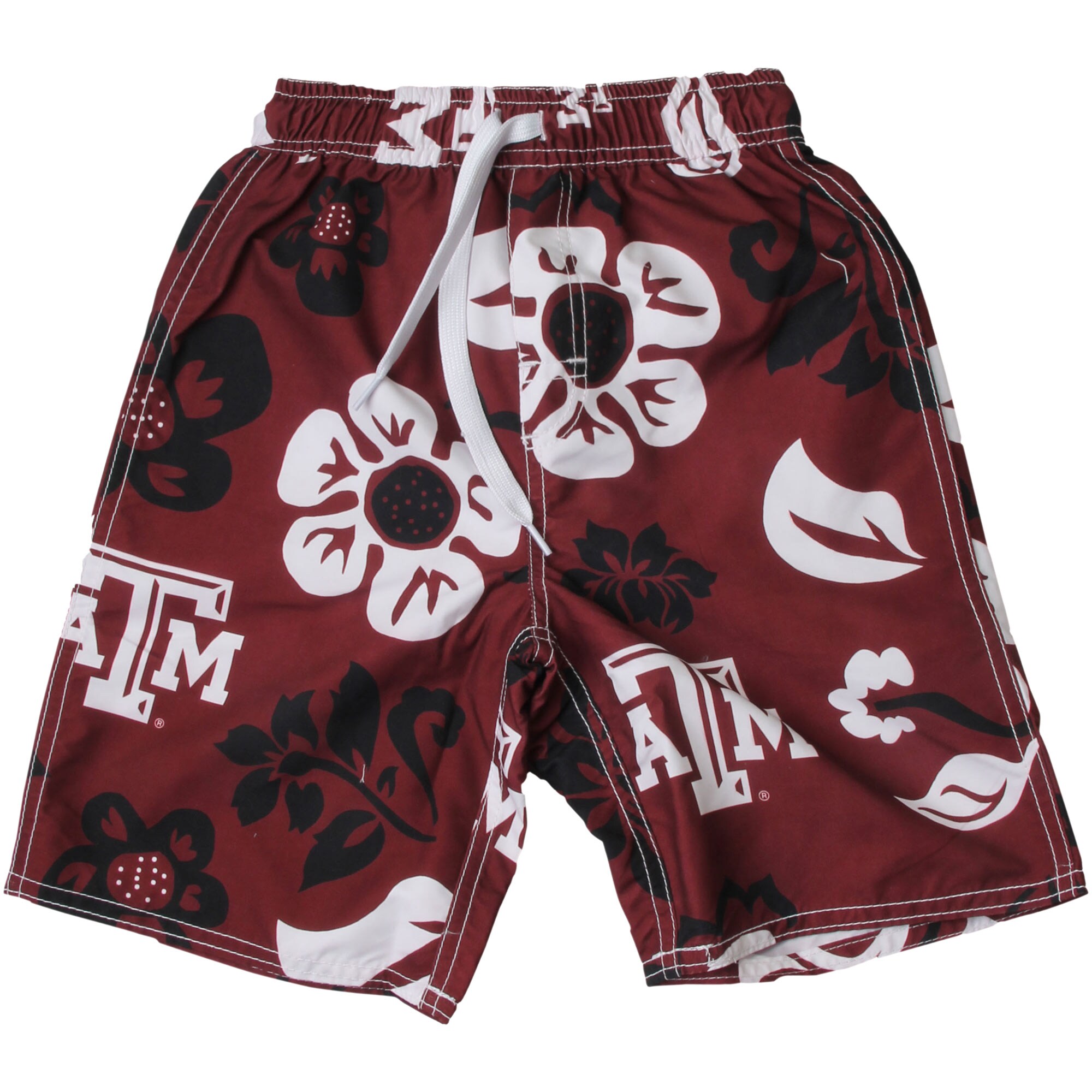 maroon swim trunks