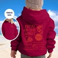 thumbnail image 3 of HUITKMM Girls Winter Casual Wear Round Neck Letter Print Pullover Hoodies and Sweatshirts for Outdoor Activities Daily Comfort Kids Ages 2 13 5155, 3 of 6