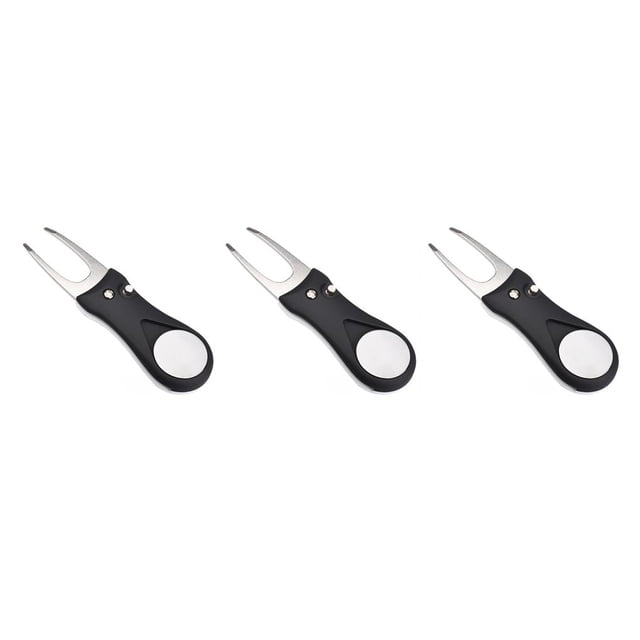 Soidarity Golf Pitch Groove reparación horquilla Pitchfork manija de plástico marcador negro Type1 NO1 Soidarity CBP218358