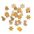 thumbnail image 1 of 24Pcs/Pack DIY Phone Case Accessory Christmas Biscuit Shaped Decor Mixed Style, 1 of 8