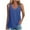 Blue, variant on GERsome Tank Tops for Women Sleeveless Crewneck Loose Fit Basic Tee Casual Solid Color Summer T-Shirt S-2XL