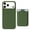 Green, variant on For iPhone 15 Pro Phone Case,Magnetic Detachable Card Holder,Support For Mag-Safe,Tech Fabric PU Leather Back Design,Ultra Slim Shockproof Non-Slip Protection Durable Phone Case,Brown