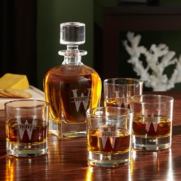 Firefighter Brotherhood Engraved Draper Whiskey Decanter - Walmart.com