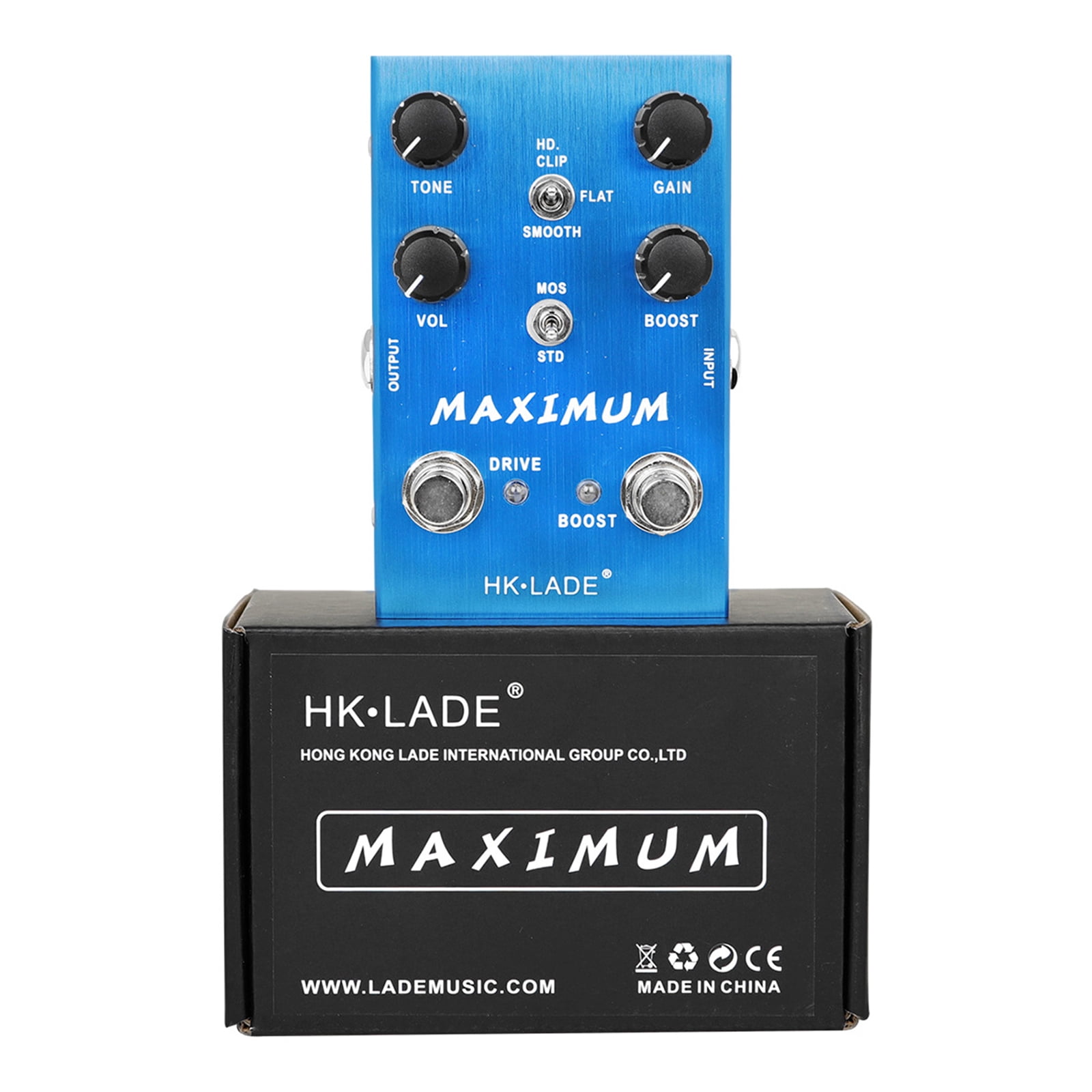 BIBABLYKE Overdrive Guitar Effect Pedal DC9V Electric Guitar Effect Pedals Overload Overdrive Effector Effect Device Enduring