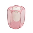 thumbnail image 2 of Household Large Dirty Clothes Basket Floor Standing Convenient Mesh Foldable Foolproof Clothes Storage Basket, 2 of 6
