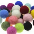 thumbnail image 4 of 20PCS 1.18in Christmas Felt Ball Mini Multipurpose Pom Pom Ball DIY Craft Ball, 4 of 9