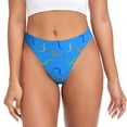 thumbnail image 1 of Fotbe Colorful Snake Tanga Sin Costuras para Mujer con Estampado – Panties Invisibles, Transpirables y Cómodos para Uso Diario-3X-Large, 1 of 6