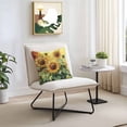 thumbnail image 3 of Country Yellow Floral Outdoor Pillow Covers Pack of 2 Idyllic Sunflower Oil Painting Waterproof Throw Pillow Covers Decorative Cushion Cases for Patio Garden Tent Balcony Couch 26x26 inch, 3 of 8