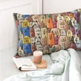 thumbnail image 4 of Lsque Funny Dogs Family Pattern Bedding Waterproof Pillow Protector Zippered Queen – Bed Bug Proof Pillow Encasement-16"x24", 4 of 6