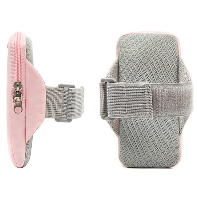 Soporte para teléfono Bolsa de tela Oxford Impermeable Jogging Fitness Brazalete (Rosa) Tmvgtek Para Estrenar
