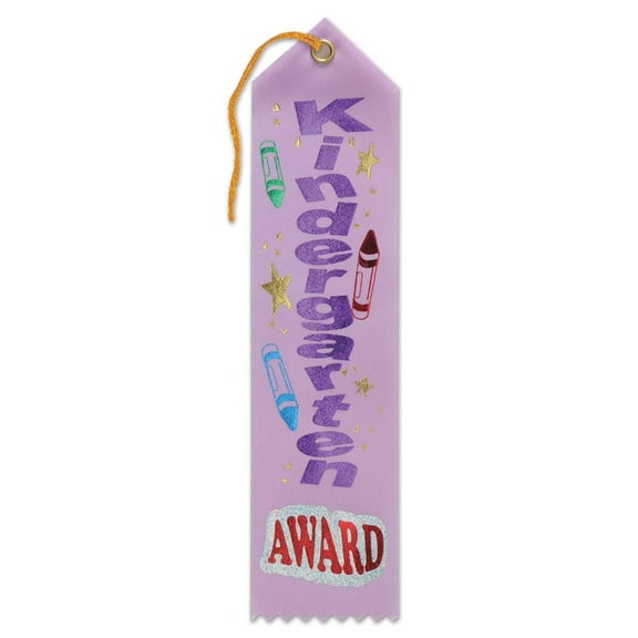 Beistle Kindergarten Award Ribbon (Case of 6)