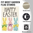 thumbnail image 5 of Holiday Saving WIZUTIZ Easter Outdoor Garden Flag Bunny Pattern Printed Polyester Flag Multicolor, 5 of 5