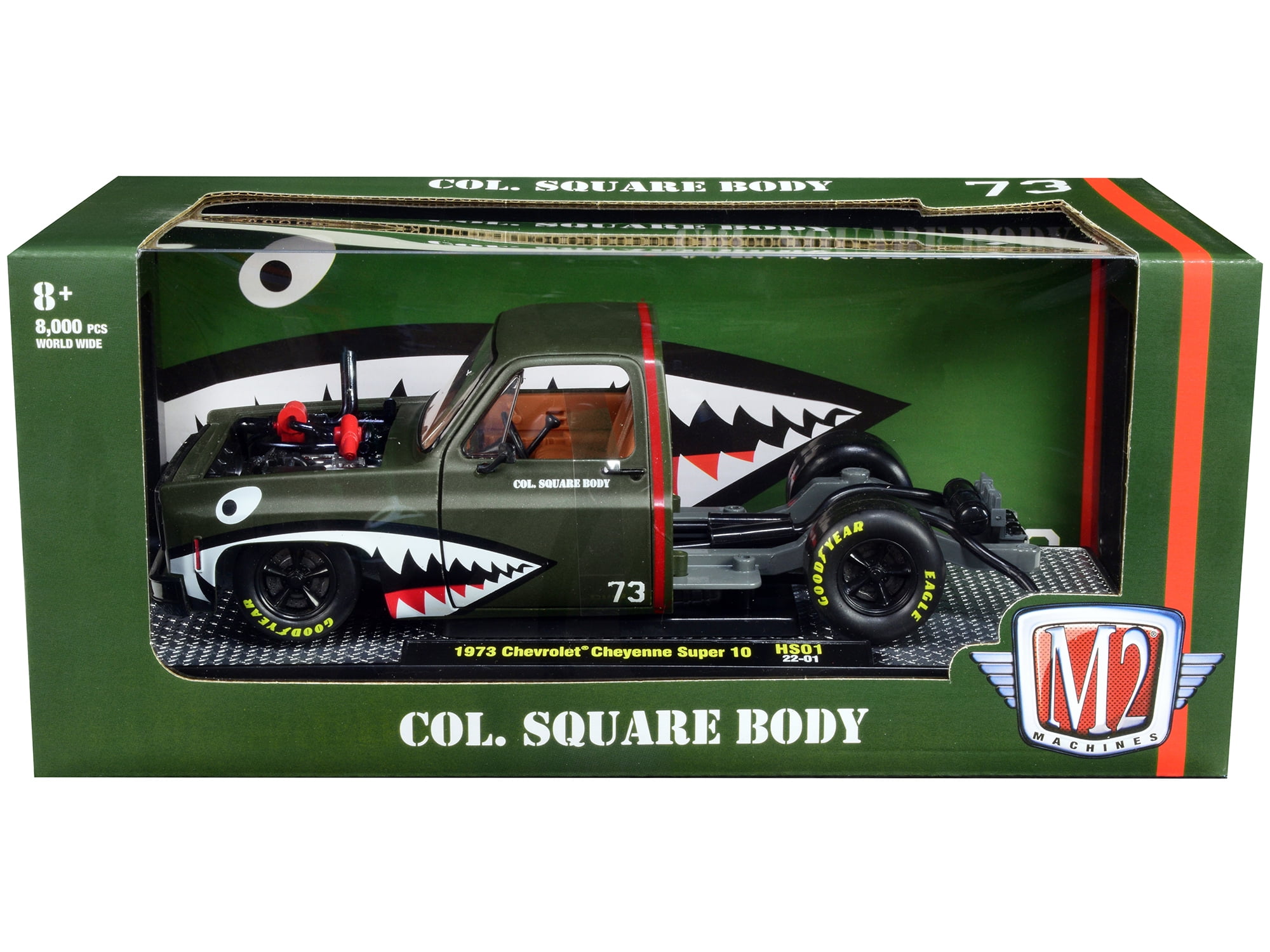 M2 Machines 1973 Chevy Cheyenne Super 10 Diecast, Bedless