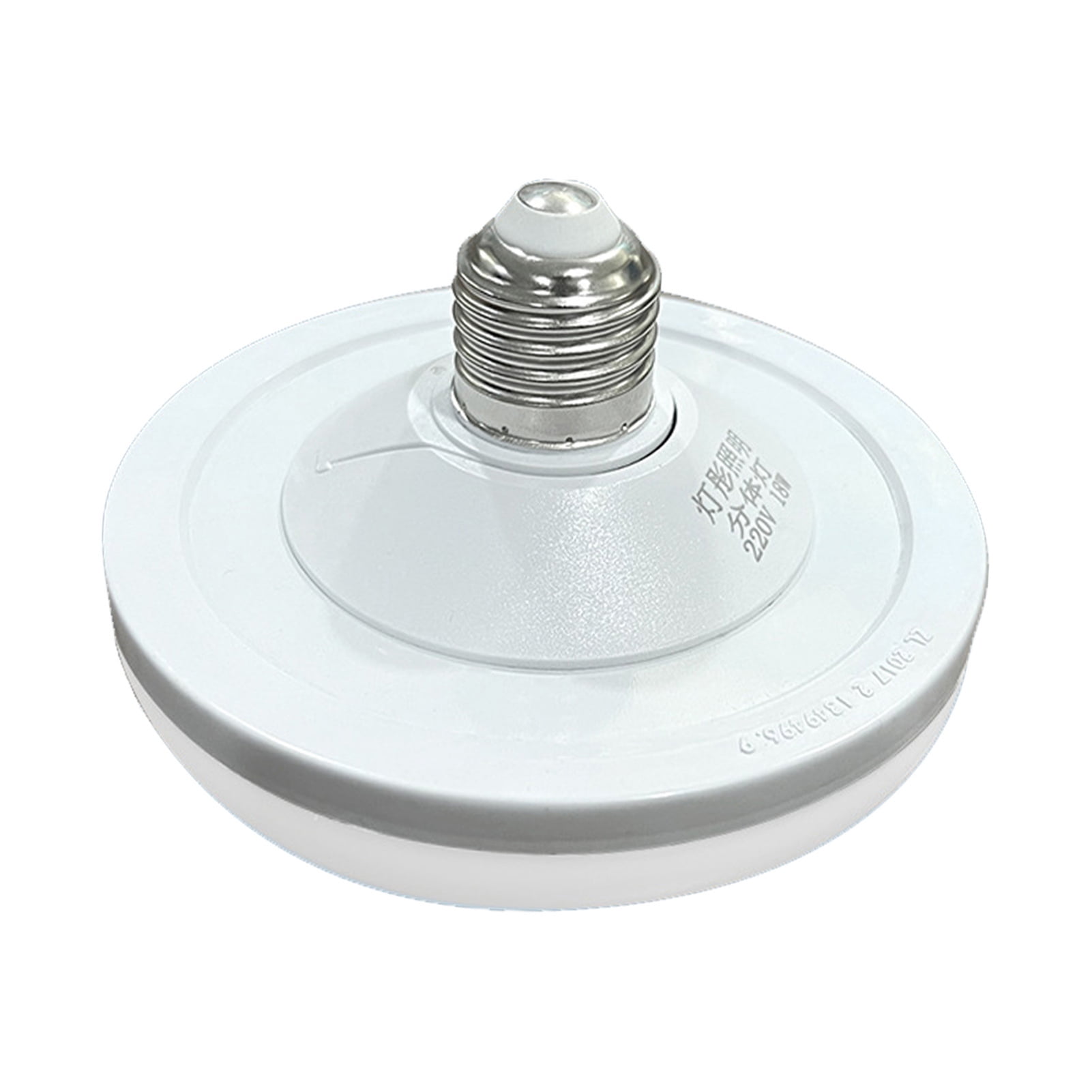 Xirurus LED Flying Saucer Light Bulb 18W High Power Super Bright Daylight White 6300K E27 Screw Base Energy Saving Lamp for Home Hallway Lobby Commercial Indoor Illumination (5.51 in / 14 cm)