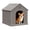 Gray, variant on Nihsuao Dog House for Small Medium Dogs, Durable PP Waterproof Outdoor & Indoor Dog Shelter with Air Vents, Elevated Floor, Easy Clean and Assemble, Blue (23.6"L×26"W×25.8"H)
