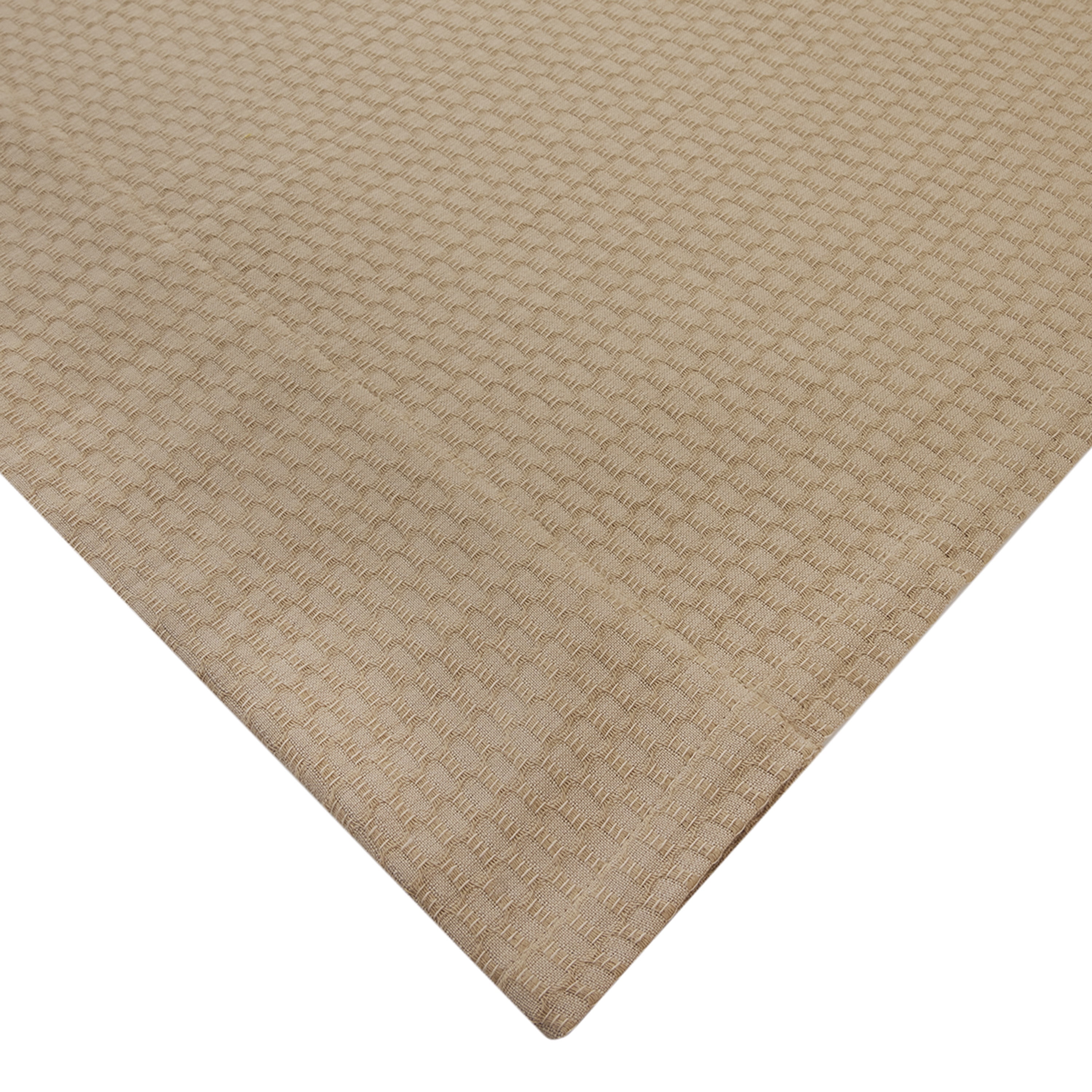 Better Homes & Gardens Micro Geo Blackout Woven Ladder Single Curtain Panel, 1-Piece, Brownstone, 50" W x 84" L