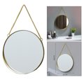 thumbnail image 3 of Miroir Rond Suspendu Décoratif à Motifs Géométriques Monté au Mur avec Chaîne pour S, 3 of 8