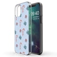 thumbnail image 1 of TalkingCase Slim Phone Case Compatible for Apple iPhone 12, 12 Pro, Candy Cane Print, Lightweight,Flexible,Soft, USA, 1 of 7