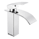thumbnail image 1 of Llave Mezcladora  Bloosom Plana Monomando Para Fregadero Lavabo Cromado Plateado, 1 of 4