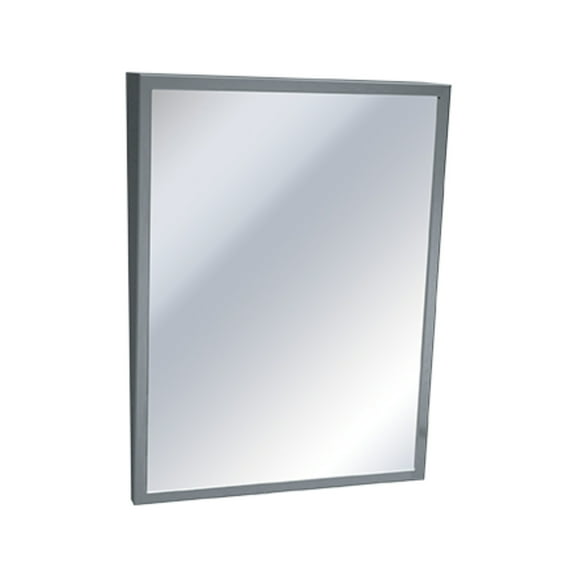 ASI 0535-1824 - Mirror - Fixed Tilt, Stainless Steel Frame18"W X 24"H