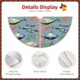 thumbnail image 3 of Sikiie Various Wild Sea Fish Nativity Christmas Tree Skirt, Jesus Christian Winter Holiday Tree Mat Decoration(30-48IN)48", 3 of 6