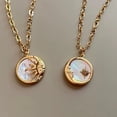 thumbnail image 3 of Titanium Steel Sun & Moon Necklace, 3 of 7