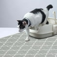 thumbnail image 1 of SussexHome Pets Ultra-Thin Cat and Dog Litter Mat for Litter Box - Washable Soft Natural Cotton Cat and Dog Litter Trapping Mat - Paws-Kind Slip Resistant Litter Catching Mat, 1 of 7