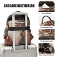 thumbnail image 4 of JIALIOU Mini Backpack Purse for Women Quilted Casual Daypack Small Travel Shoulder Bag, Christmas Santa Claus and Deer, 4 of 7