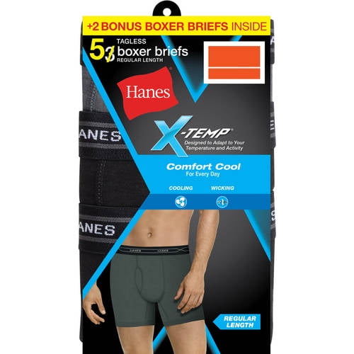 mens hanes x temp boxers
