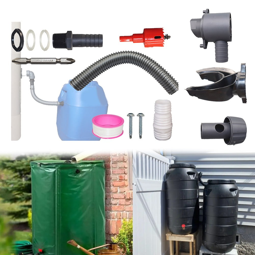 115mm Rain Collector Downpipe Rainwater Collector Kit for Garden Yard