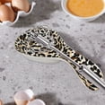 thumbnail image 6 of J.West Ceramic Spoon Rest for Kitchen Counter Gadgets, Leopard Spoon Holder Dishwasher Safe Brown, 6 of 8