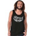 thumbnail image 5 of Hashtag Blessed Bless Religious Jesus Tank Top T Shirts Men Women Brisco Brands L, 5 of 6