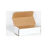 7 x 4 x 3" White Corrugated Mailer Boxes Essential Packing, Moving, Shipping Supplies ECT-32|50 Pack
