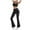 Black, variant on Kaemgyyd Workout Sets 2 Piece Outfits for Women Ribbed Crop Tank Top High Waist Yoga Flare Leggings Sets Sweatsuit Lounge Tracksuit