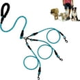 thumbnail image 2 of Yaoyar No-Tangle 3 Dogs Leash - Main Lead Rope with Padded Handle, Three Detachable Leash Splitters with Heavy-Duty Clip, Perfect for Walking, Running, Small, Medium, Large Dogs, 2 of 6