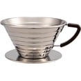 thumbnail image 1 of Carita Kalita - Serie de ondas de goteo de café de acero inoxidable, 2-4 personas, 185S, fabricado e, 1 of 8
