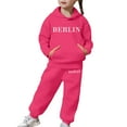 thumbnail image 5 of CHENge Girls Leggings Set - 2 Piece Pullover Girls Hoodies Sweatshirt and Athletic Leggings Outfit (Sizes 7-12), 5 of 8