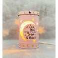 thumbnail image 5 of I Love You to The Moon & Back Light Pink Wax Melt Warmer for Fragrance Cubes and Tarts Valentines Gift, 5 of 7