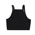 thumbnail image 1 of TZEWGL Crop Top Décontracté pour Fille Garçon Sans Manches Couleur Unie Col Rond Blouse pour Filles Garçons Taille 2-3T, 1 of 4